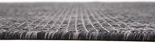 Miniatura 8 de Unique Loom Alfombra tradicional de color sólido, casual de interiores y exteriores, de tejido plano, alfombra color aguamarina 8'0 x 11'4)