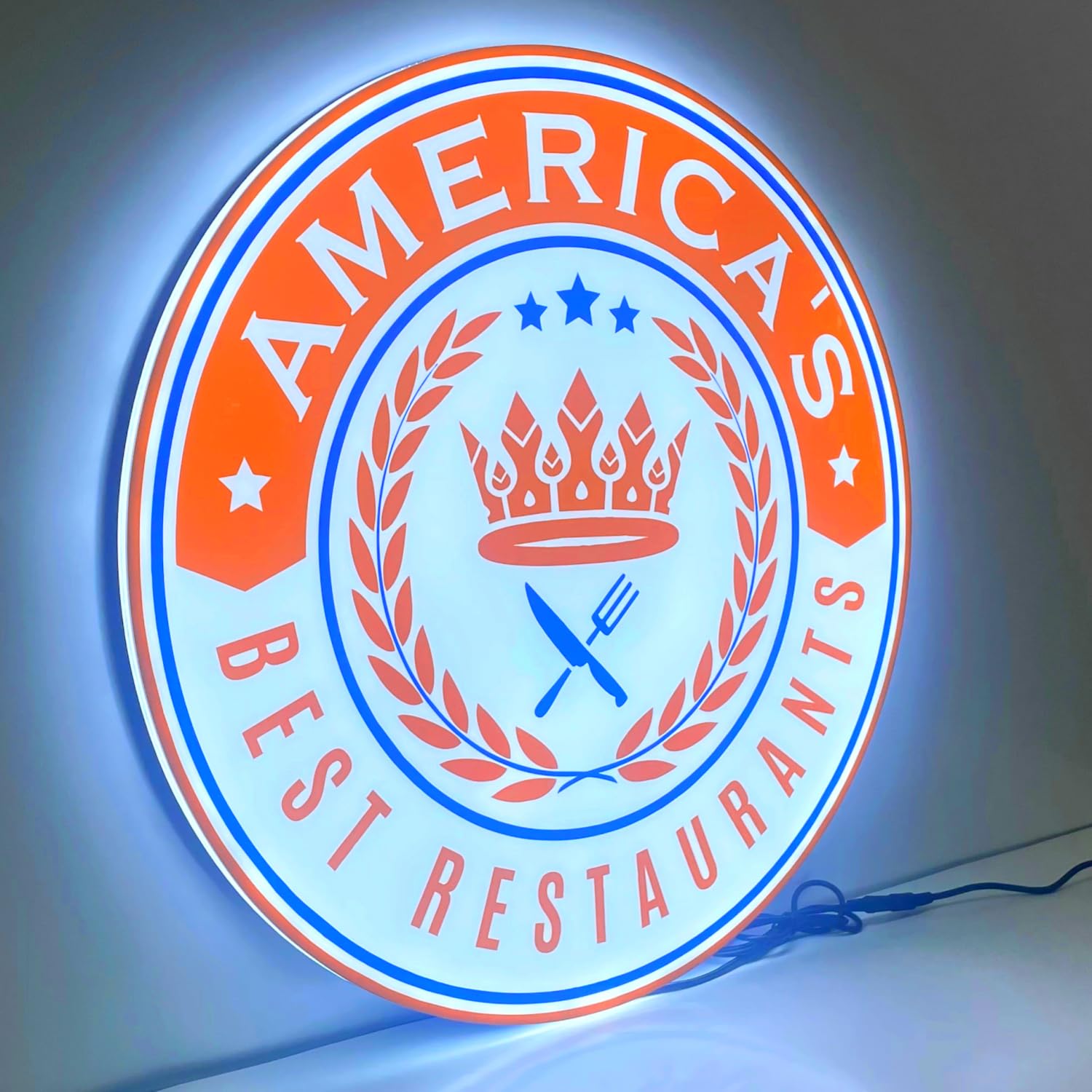 Maßgefertigte LED Leuchtschilder, Acryl Leuchtschild, 30-90CM | Light Up Schilder,Lichtleiter Sign, Nicht Wasserfest