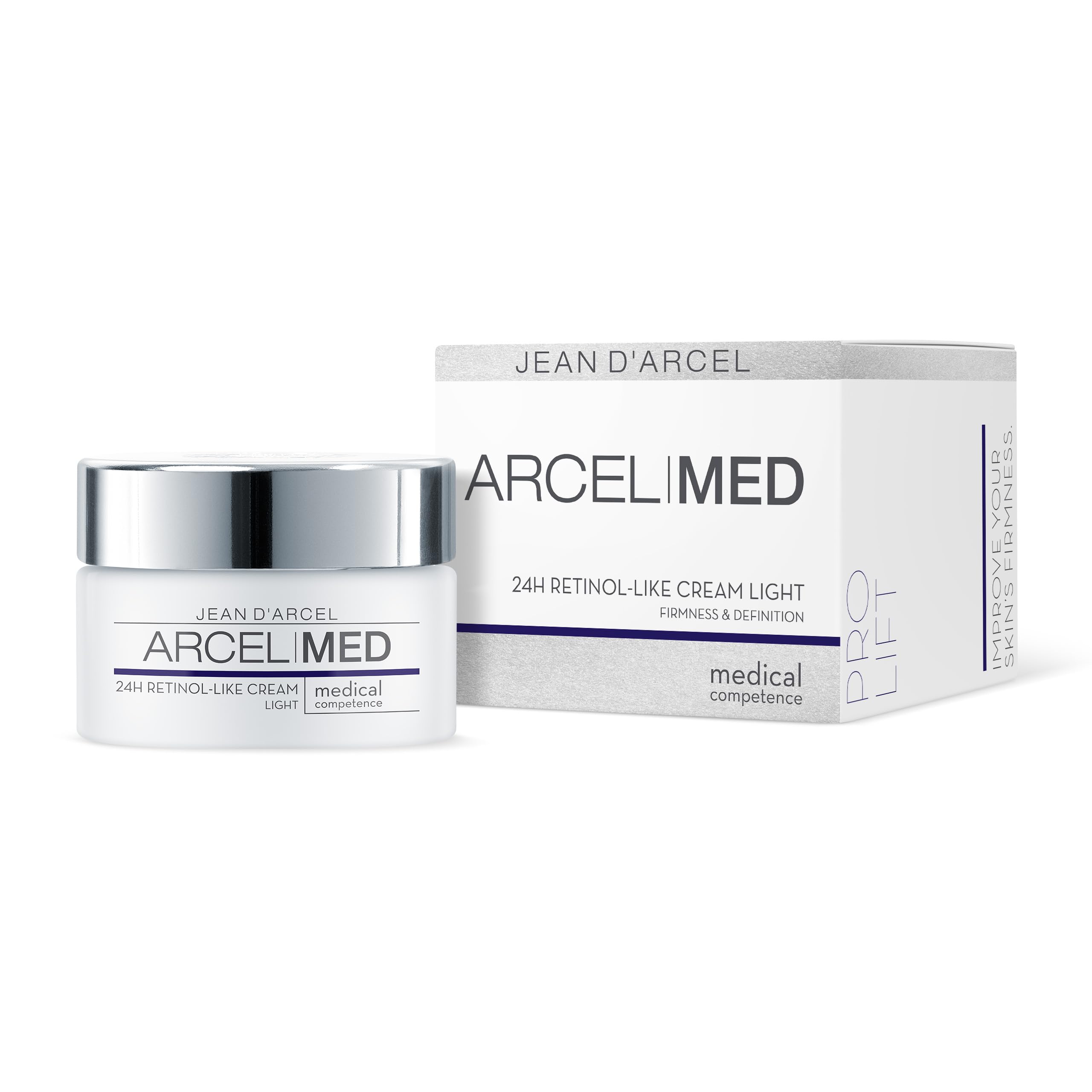 JEAN D'ARCEL ARCELMED Straffende Anti-Aging 24h Gesichtscreme - 24h Retinol-like Cream light 50 ml - Reduziert Falten - Strafft Konturen & - Durchfeuchtet das Gesicht