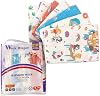 Adult Diaper - 7 Pieces Rainbow Week Diaper - Adult Diaper - Unisex - Cotton Blend - Disposable - 80-250 lbs