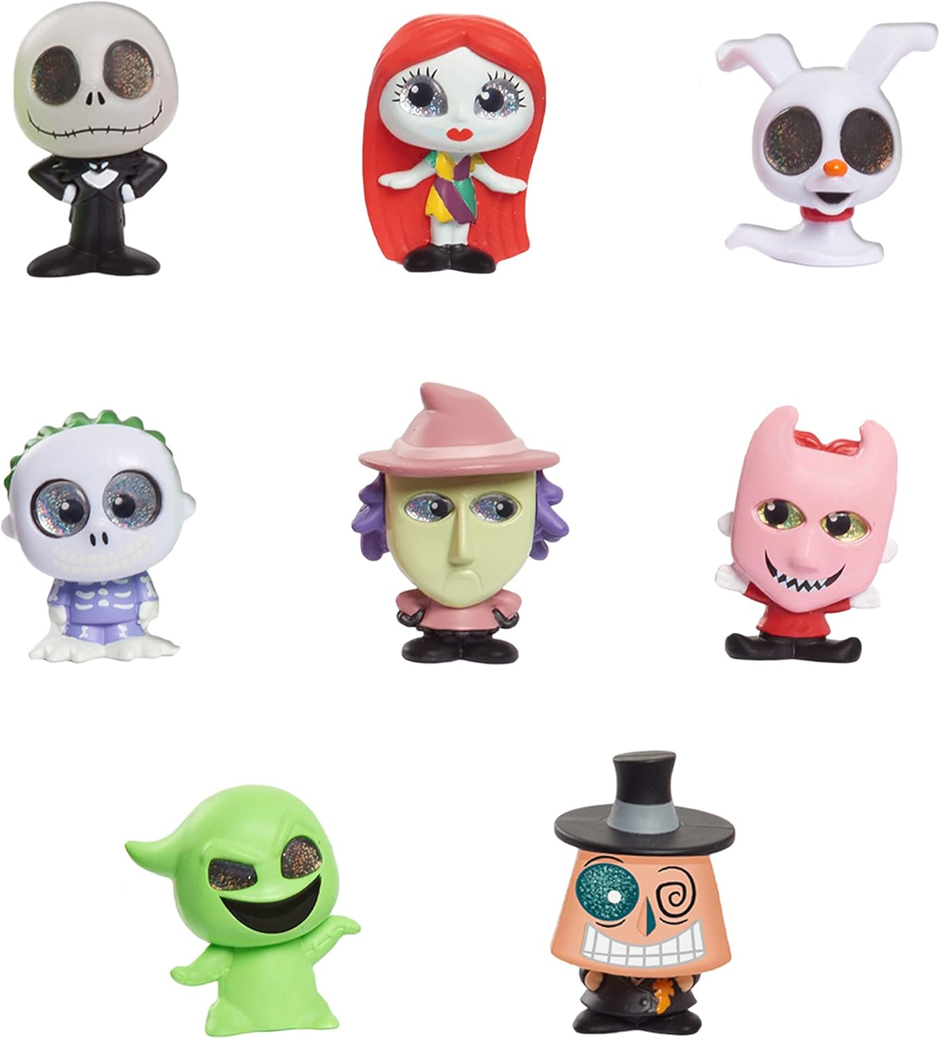 Disney Doorables Tim Burton’s The Nightmare Before Christmas Collection Peek, 8 Exclusive Mini Figures, Officially Licensed Kids Toys for Ages 5 Up