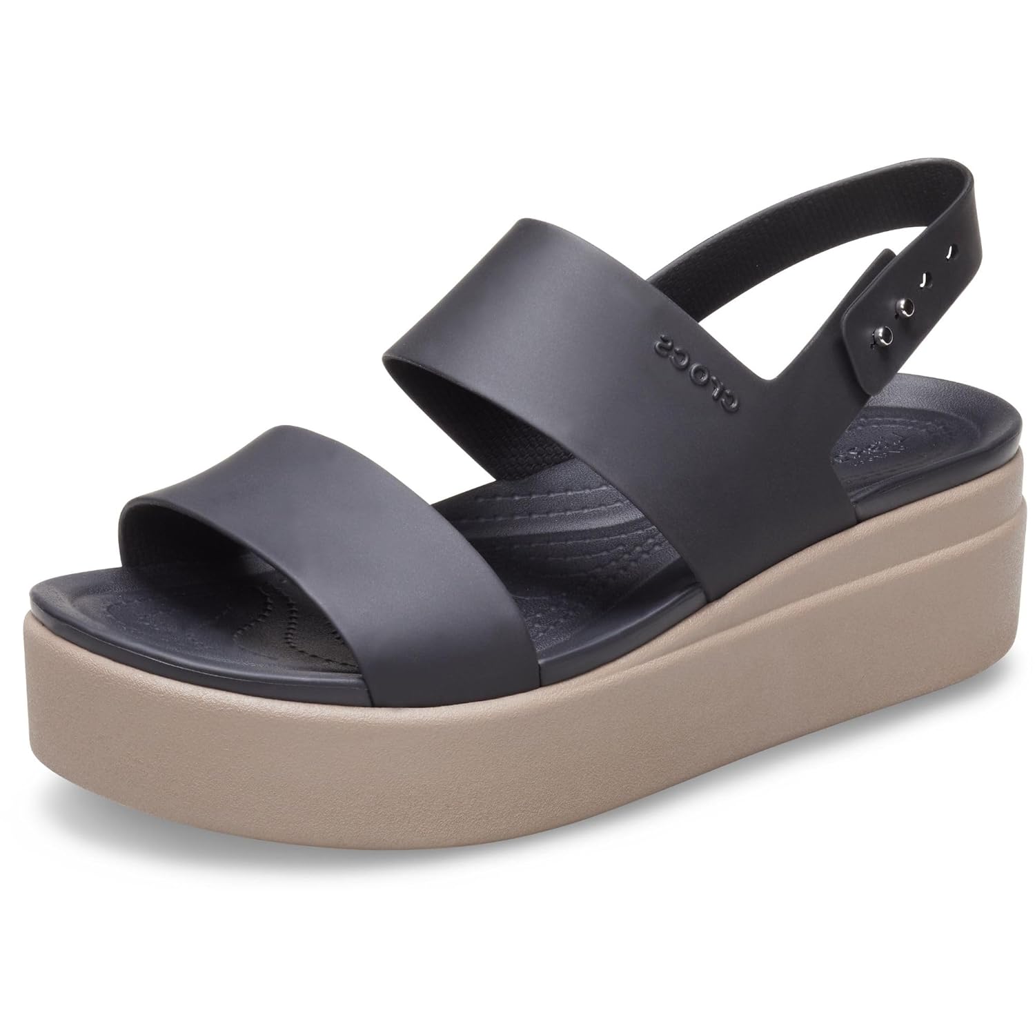 Crocs Womens Brooklyn Low Wedge Sandals