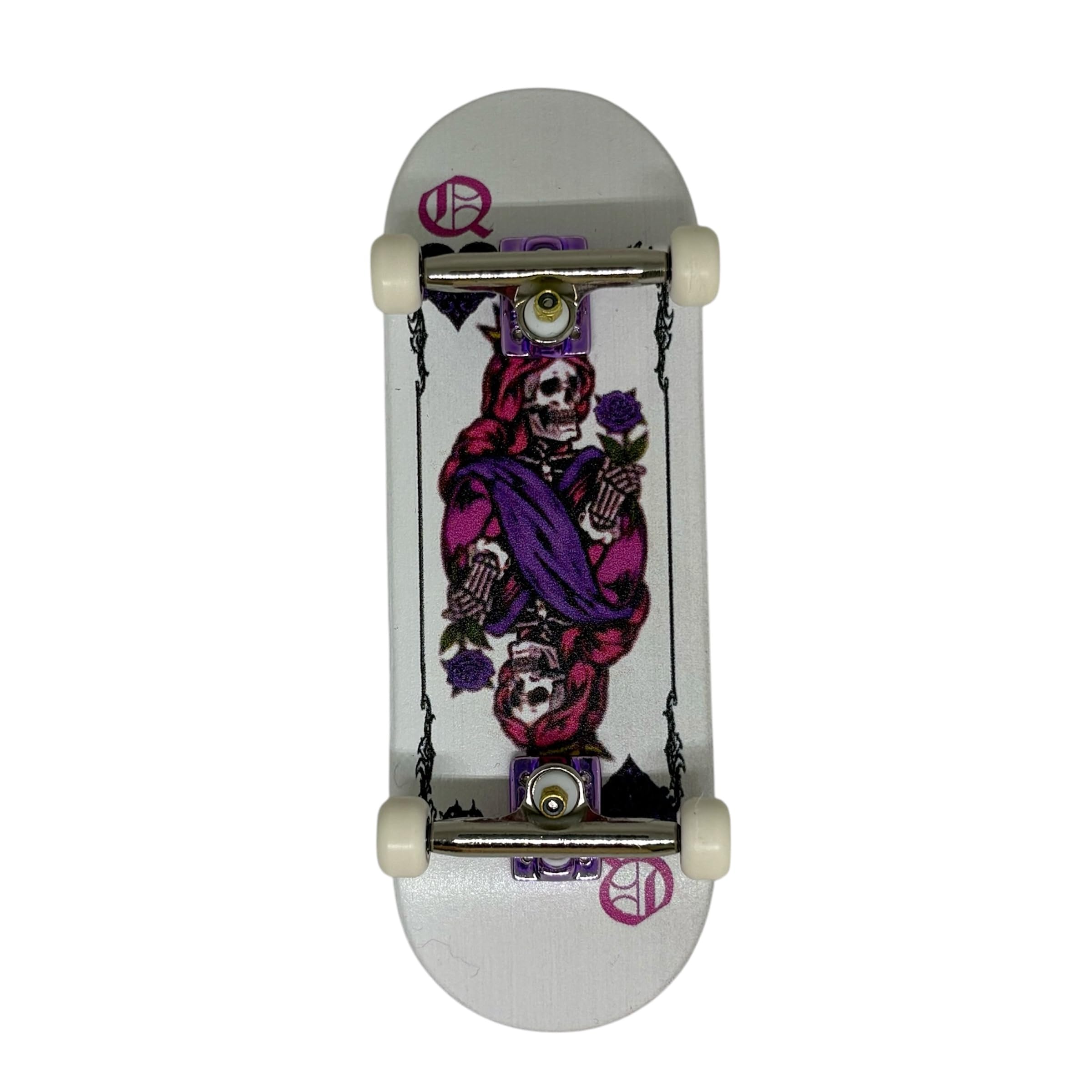 LEEFAI 32mm Pro Fingerboard Complete Set, 32x96mm Maple Wood Deck with UV Printing Graphic - Image 3