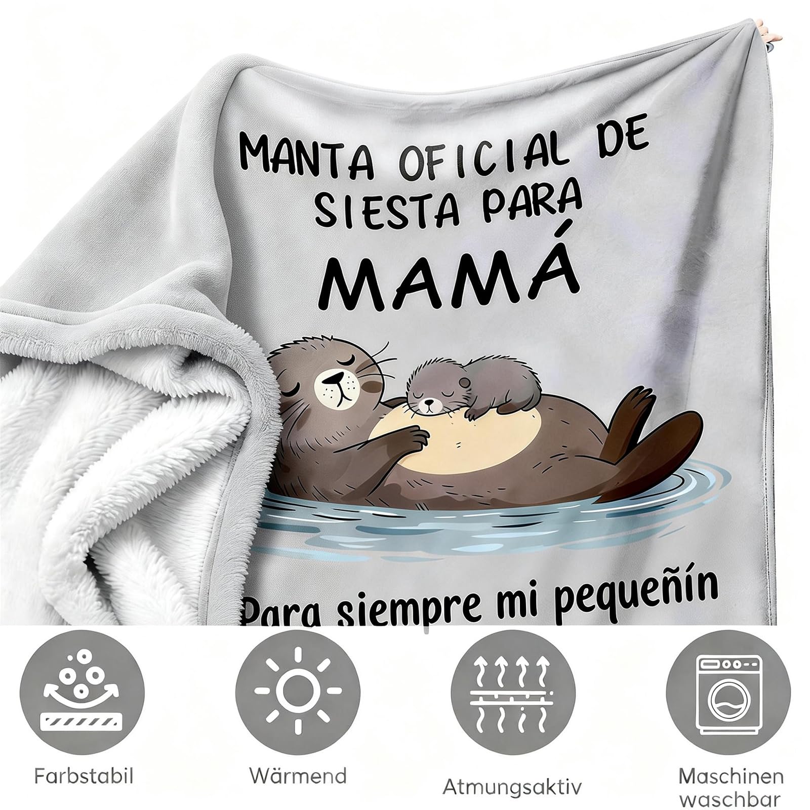 JOREAY Regalo para mamá, Suave Manta de Abrazo para mamá en cumpleaños, Día de San Valentín Día de la Madre Regalo de cumpleaños Regalo para la Madre — view 4