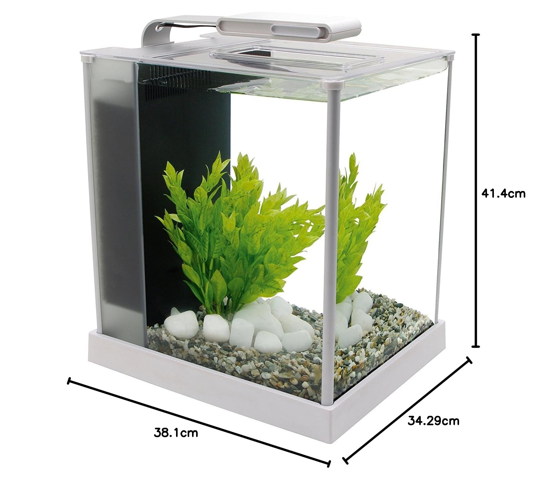 Fluval Aquarium Spec III 10 L Blanc