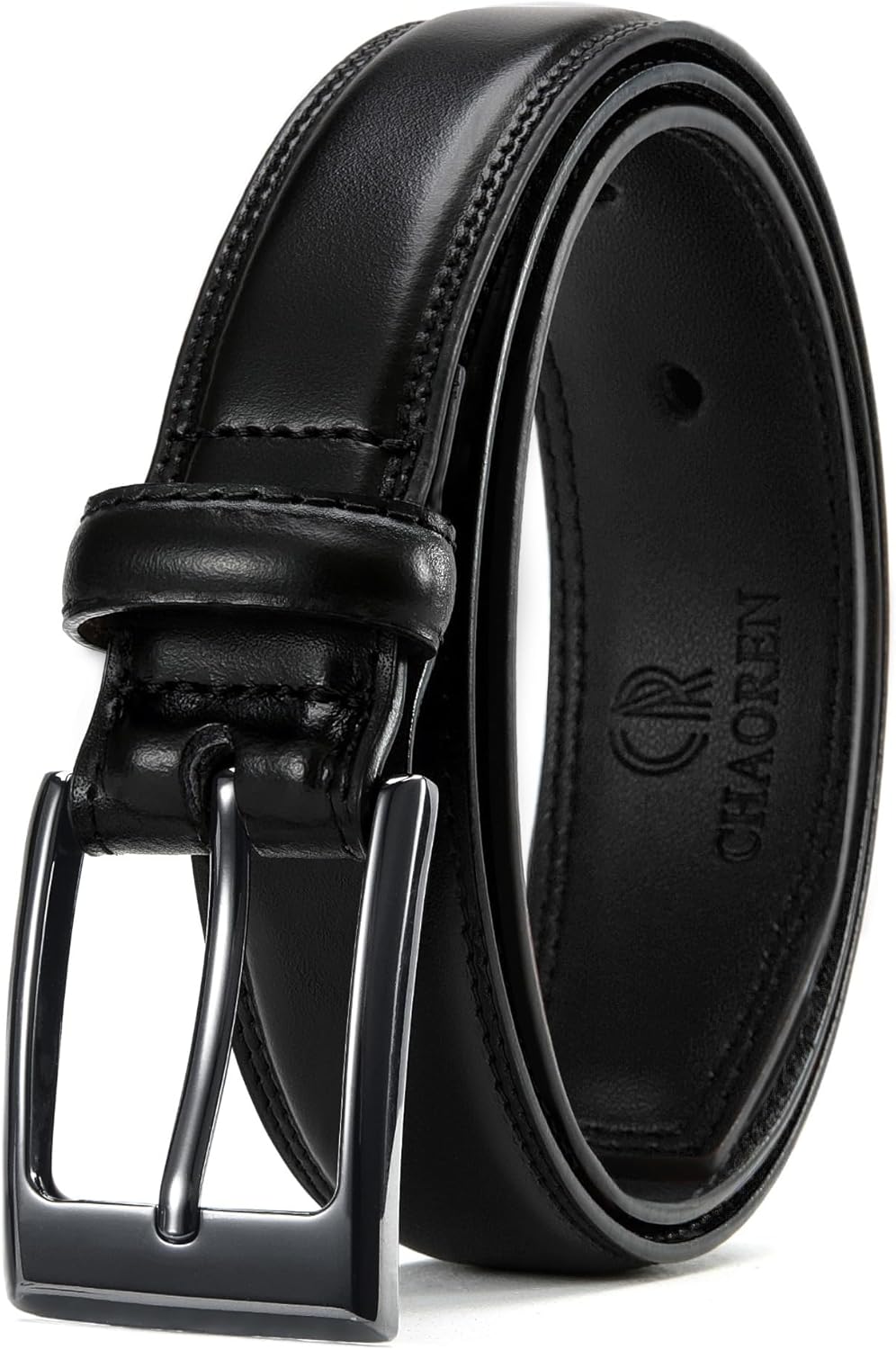 CHAOREN Boys Belt - 1 1/8" Leather Kids Belt for Dress - Perfect Companion to Youth Formal Outfit
