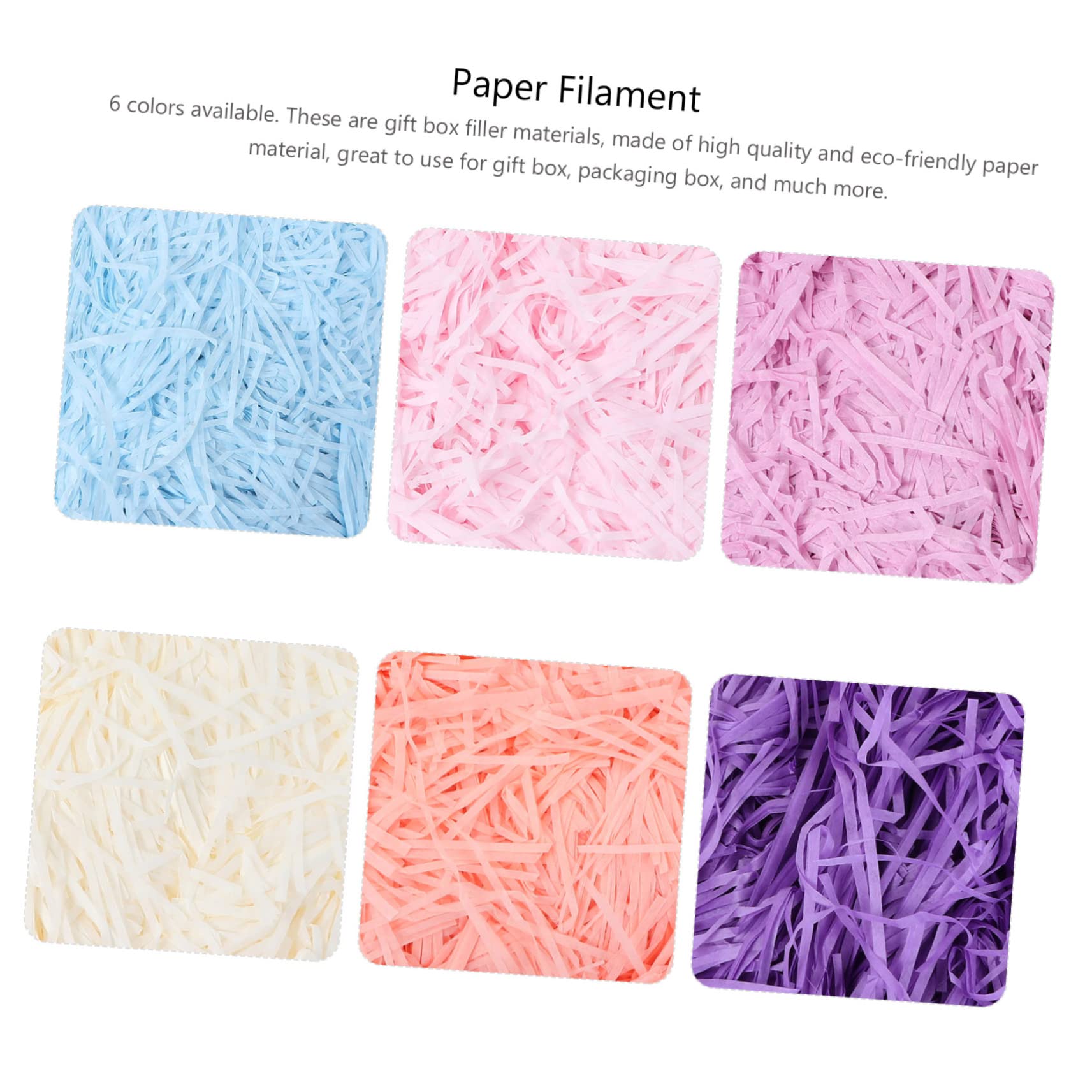 Wypełniacz do opakowań z rozdrobnionej bibuły， 3 opakowania pudełko pocięte fioletowe pudełko prezentowe fioletowy papier do pakowania(Pink,25 * 15Cm*3Pcs)