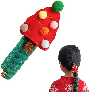 クリスマス ヘアゴム 伸縮性 カートゥーン スパイラル ポニーテールホルダー
