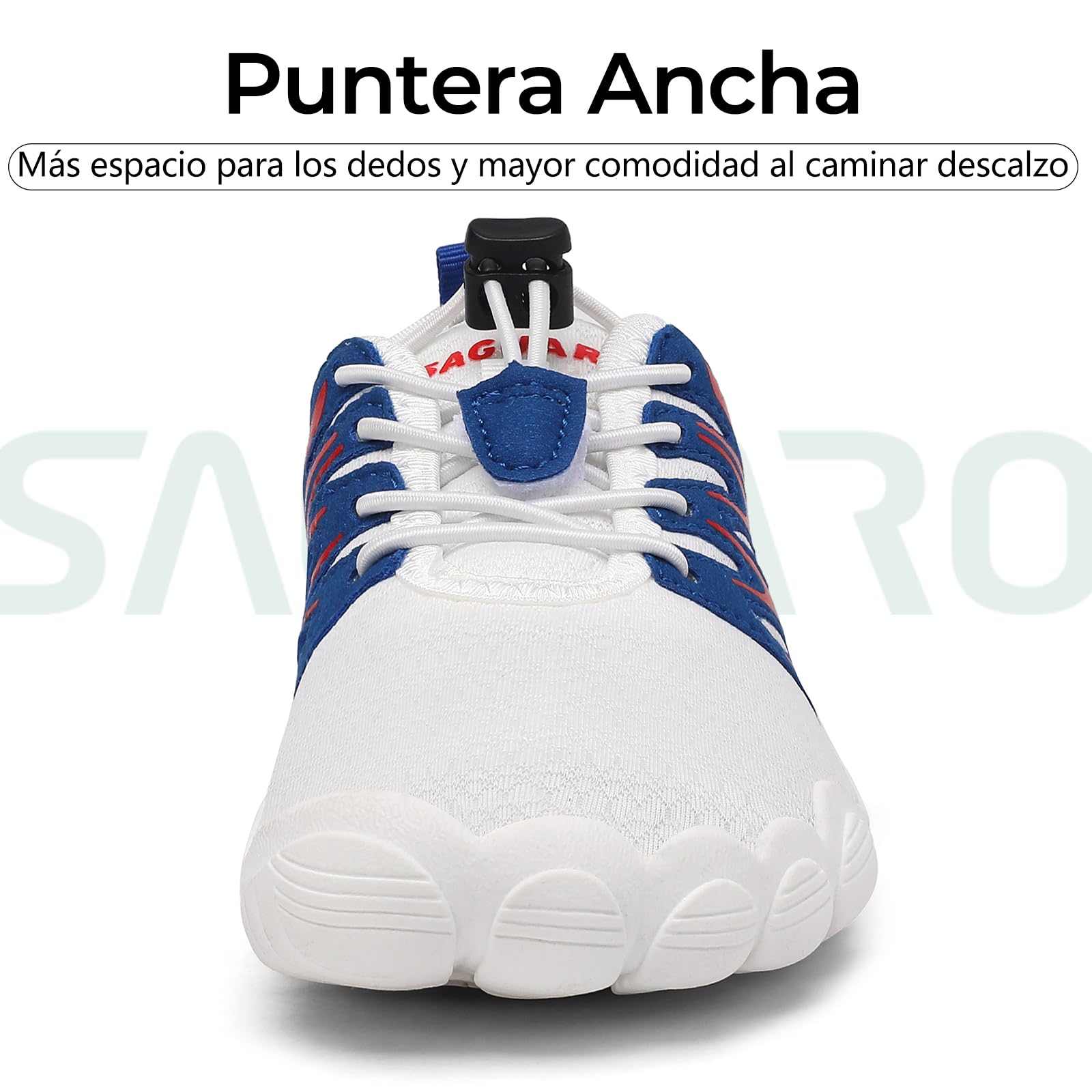 SAGUARO Escarpines de Agua Niño Niña Zapatillas Barefoot - Secado Rápido Transpirable Puntera Ancha, Gr.25-38 - 4