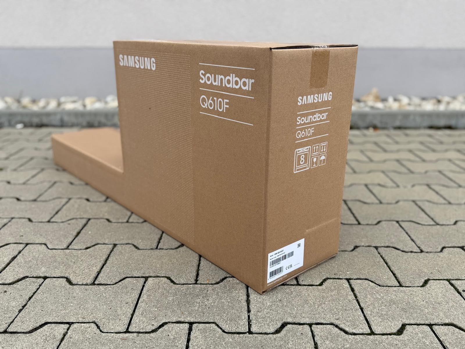 Samsung HW-Q610GF Q-Series 3.1.2 Canali Soundbar per TV, altoparlante TV con subwoofer wireless da 6,5", Dolby Atmos e DTS:X, Surround Sound, Q-Symphony, Game Mode