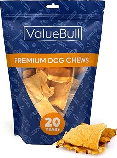 USA Rawhide Chips, Chicken Infused, 1 Pound - Natural & Safe, USA Beef Hide, Long Lasting, Chemical Free, No Artificial Flavors