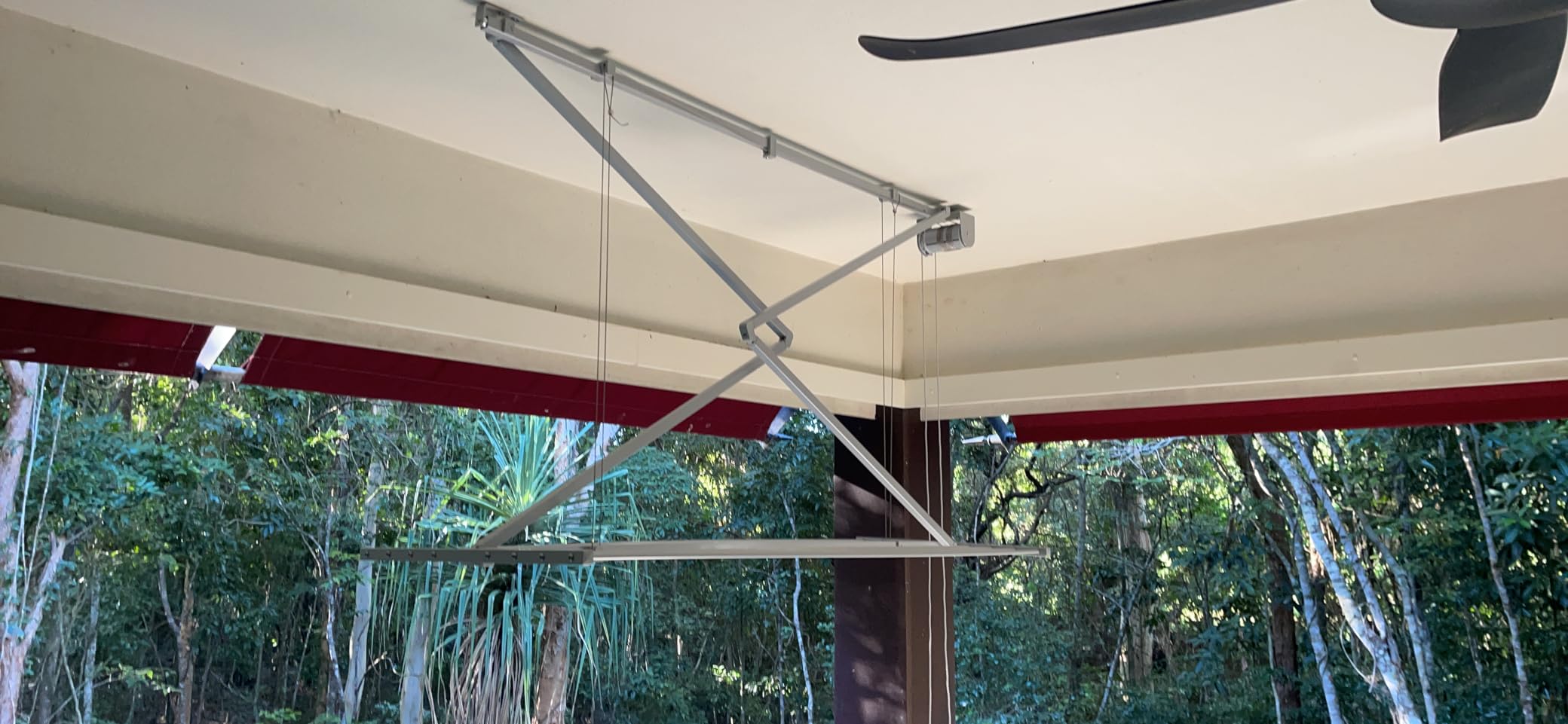 Foxydry Mini, Ceiling Mounted Clothes Drying Rack, Pulley Clothesline ...