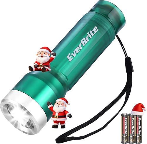 EverBrite Mini linterna, luz de flash LED con 3 modos, 3 pilas AAA incluidas, linterna pequeña resistente al agua para emergencias y campamento,