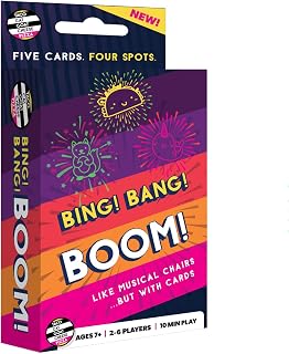 Bing Bang Boom Card Game by Taco Cat Goat Cheese Pizza - Hilarious Fast-Paced Family Fun for Kids Teens Adults 2-6 Players 10 Min Rounds