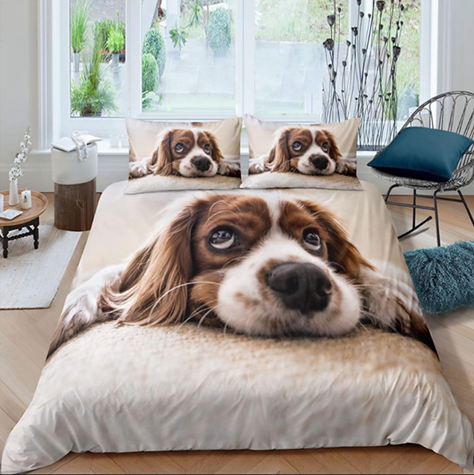 Copripiumino Singolo 140x200 Cm In Microfibra - Stampa 3D Ossa Animali, Con 2 Federe, Morbidissimo - 2