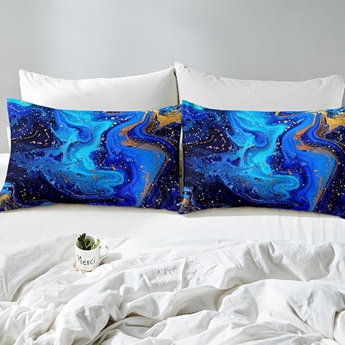 Vista 73 de Erosebridal Juego de funda de edredón de dibujos animados de gatos, tamaño King, juego de ropa de cama fluorescente de gatito kawaii, bonita funda