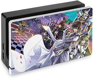 Switch Dock ケース コードギアス 反逆のルルーシュ スザク Switch専用 Dock カバー かわいい 保護ケース 全面保護 防塵 傷防止 耐久性が良い 薄型 持ち運び便利 精密 装着簡単 アニメ おしゃれ 日常 ギフト
