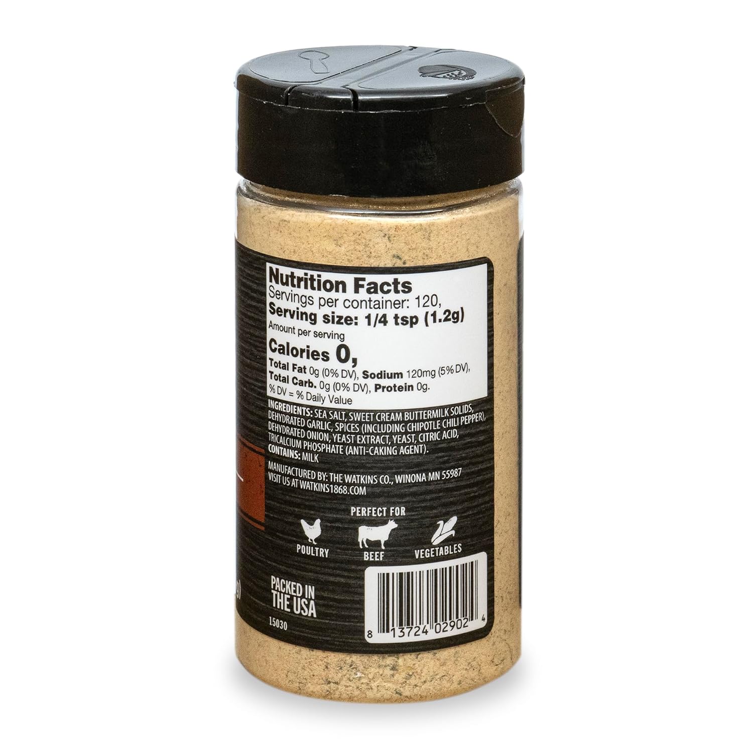 Yellowstone Chipotle Ranch Seasoning & Rub, 5.1 oz (144g) image 3