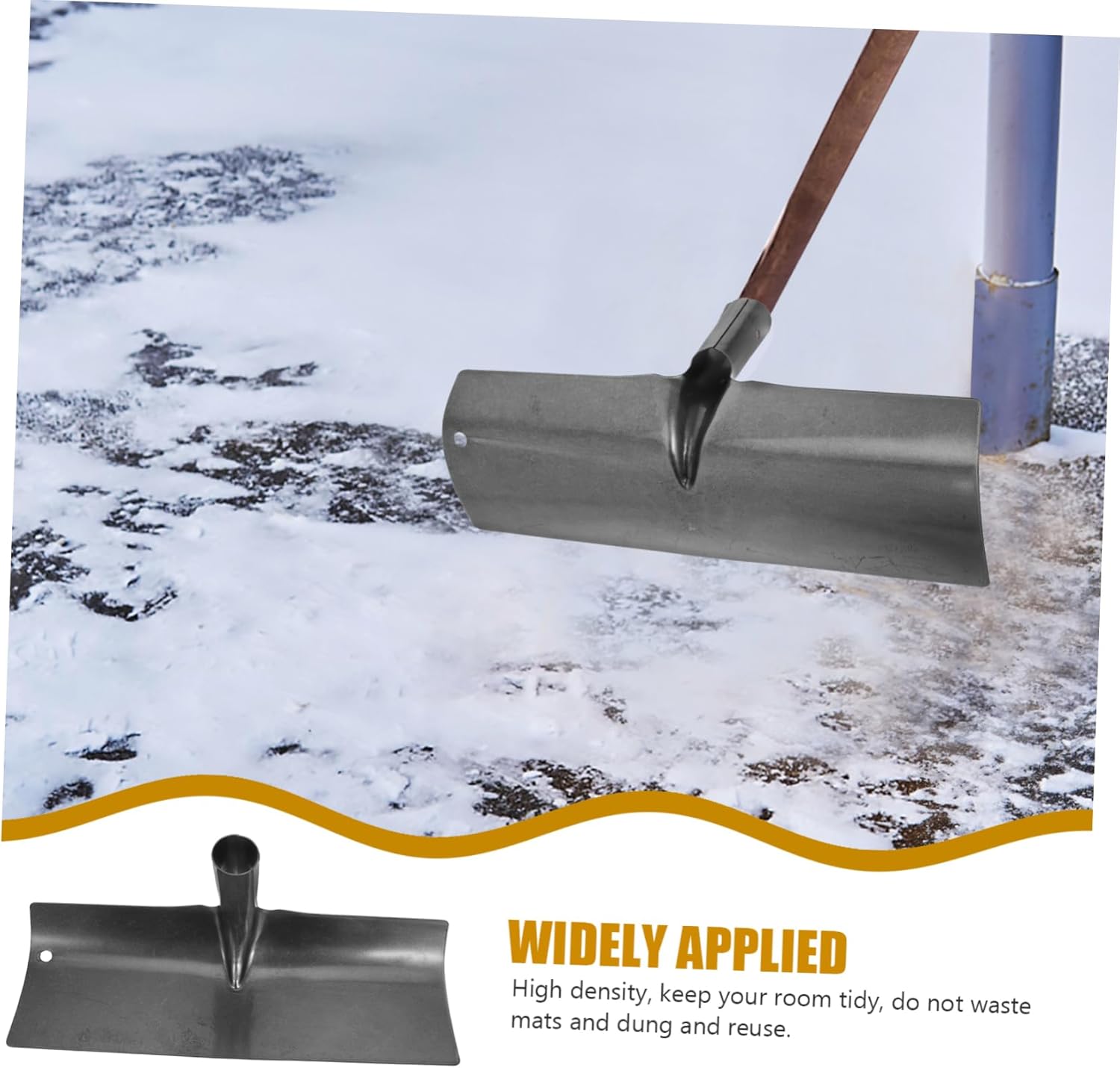 MERRYHAPY Thickened Multi-Function Poultry Dung Rake for Livestock Cage Manure Cleaning Tool for Efficient Farm Maintenance