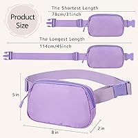 Vista 184 de Riñonera cruzada para mujeres y hombres, bolsa para cinturón para senderismo con correa ajustable, riñonera para correr, entrenamiento, deportes