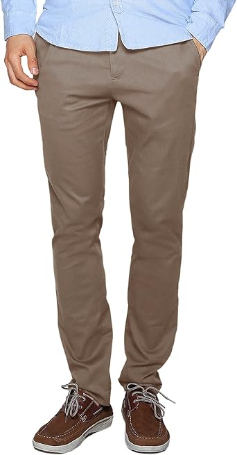 Match - Pantalón - tapered - para hombre Beige Caqui Oscuro 30: Amazon.es:  Ropa