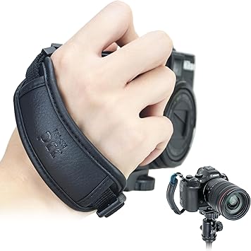 JJC Camera Hand Grip Strap for Canon EOS R8 R10 R7 R5 C R6 Mark III II R RP 90D 5DM4 Rebel T7 T8i T7i T6i T6 SL3 4000D Sony A6700 ZR Z30 Coolpix P950 P900 for Panasonic Lumix GX85 G85 GH4 G100 FZ80