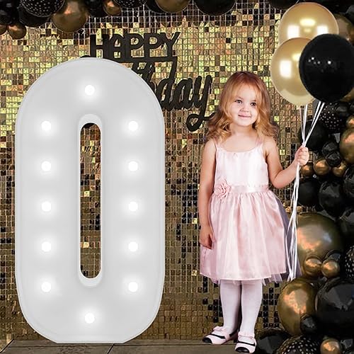 JoyBox Design Letras iluminadas de marquesina blanca fría de 4 pies, letra L iluminada, letras iluminadas "Marry Me", letras gigantes de marquesina