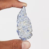 Vista 2 de GEMHUB Piedra suelta de lapislázuli de oro en bruto natural de 256.1 CT para pulir, cortar, pulir y lapidario, Gema, lapislázuli