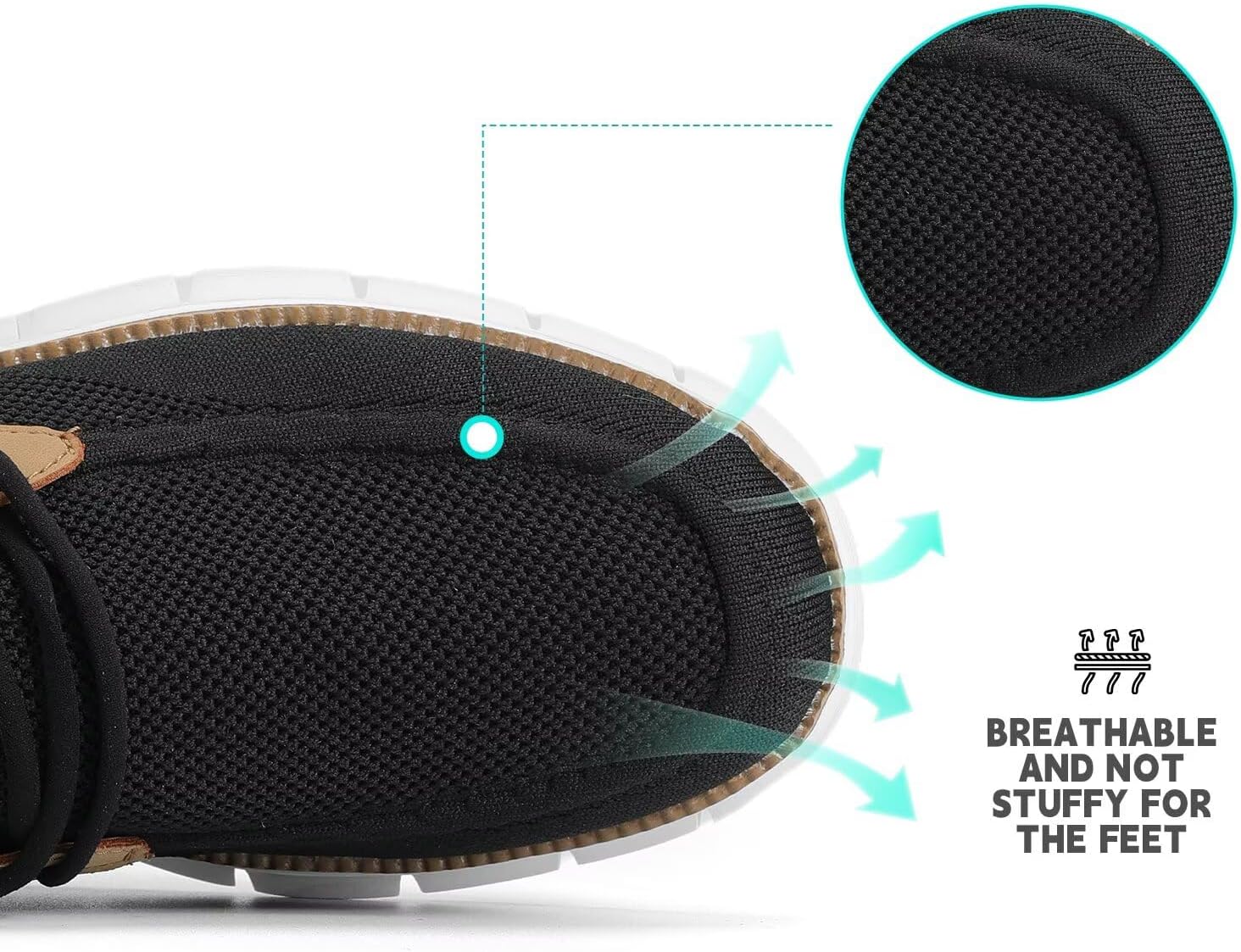 Men's Walking Boat Shoes Slip On Casual Loafers Non Slip Comfortable Lightweight Work Driving Shoes - Image 5