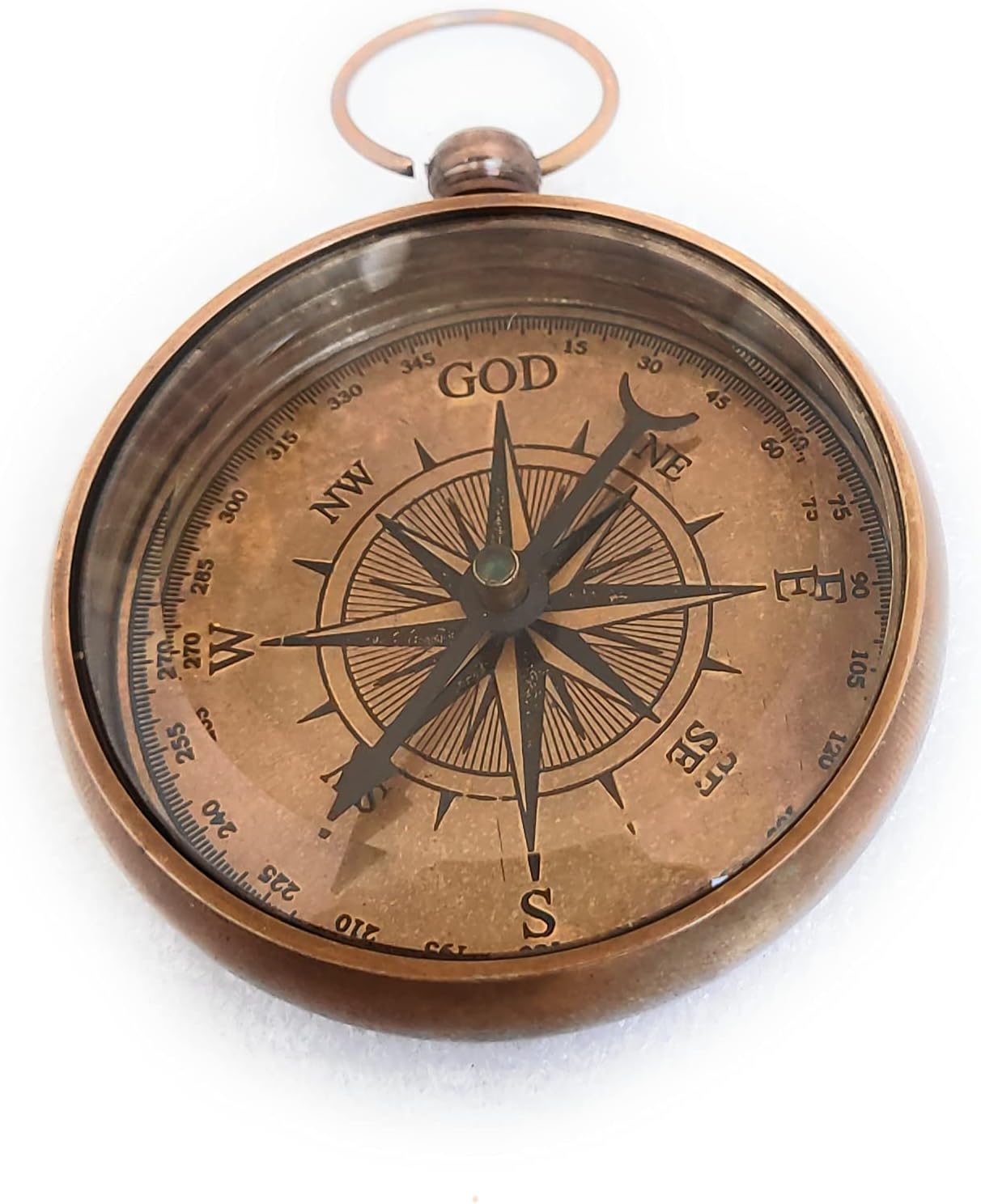 God My Lord Guide Me Compass, Inspirational Engraved Greeting 2023 Graduation Day Gift for Men Women, Boys & Girls, Birthday - Image 5