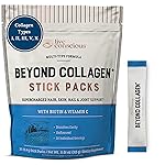 Live Conscious Beyond Collagen Peptides Powder Unflavored Packets - Hydrolyzed Collagen Powder - Hair Skin Nail & Joint Support - Multi Type Collagen Supplements for Women & Men