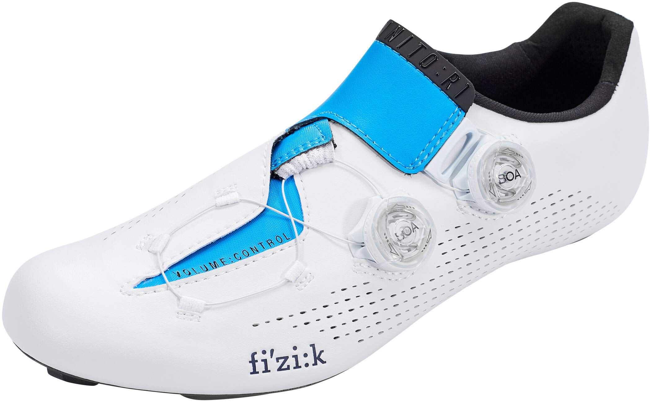 Fizik Women's Modern Cycling Shoe, White Blue, 43.5 EU