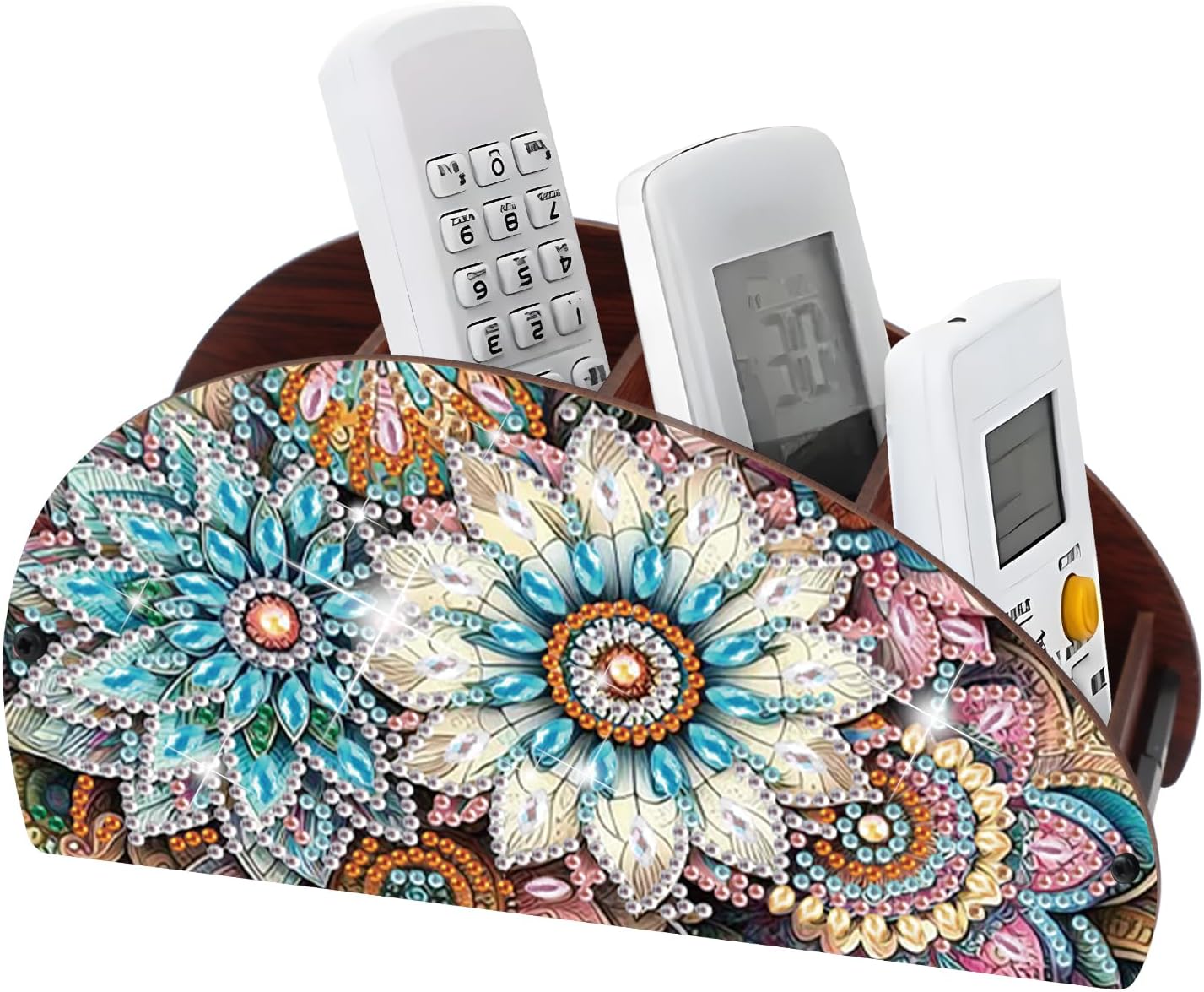 Amazon.com: JISHSHAY Diamond Painting Remote Control Holder Flower ...
