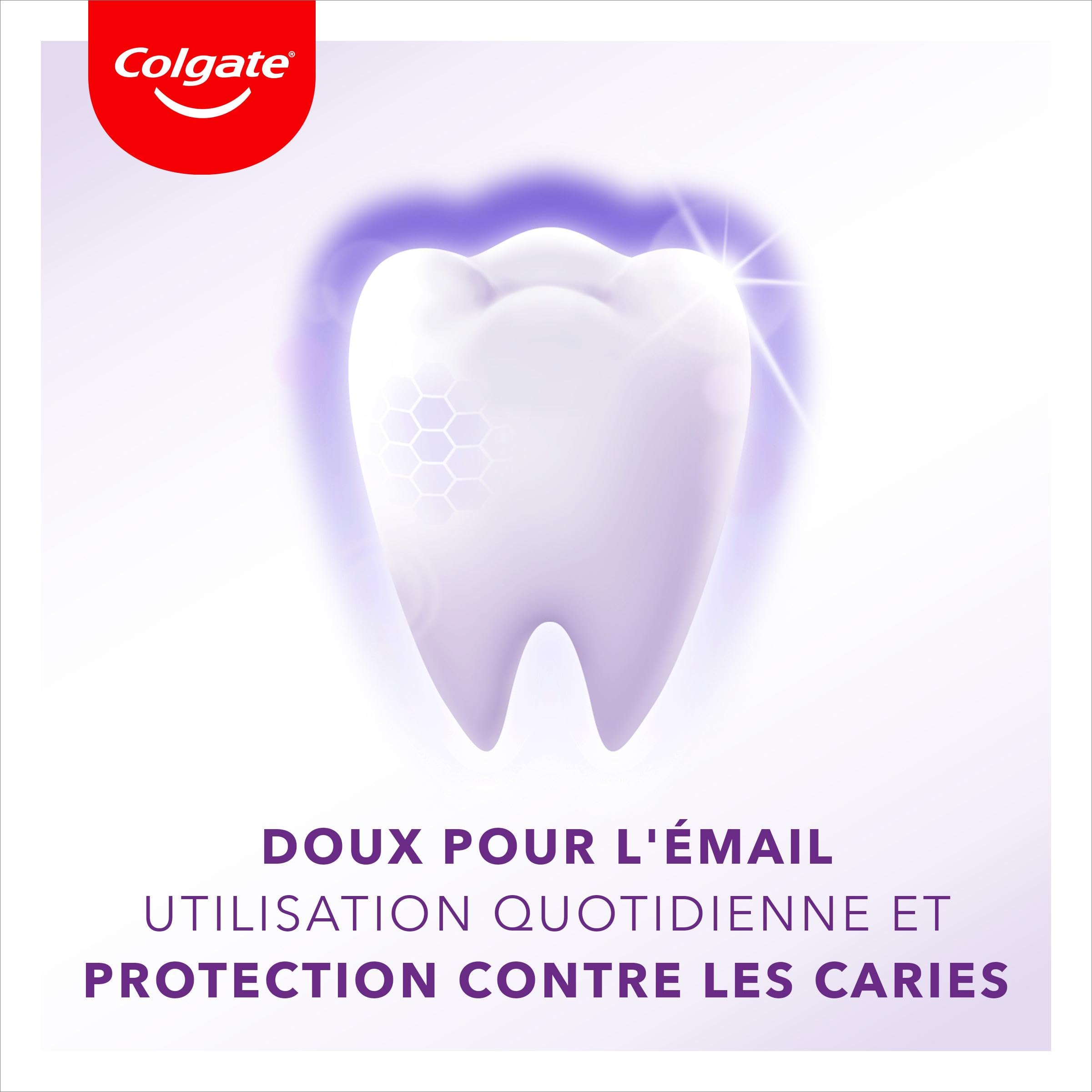 Colgate - Routine Blancheur Purple - Toner 40 ml - Siero Night Max White - 2,5 ml - Dentifricio 75 ml