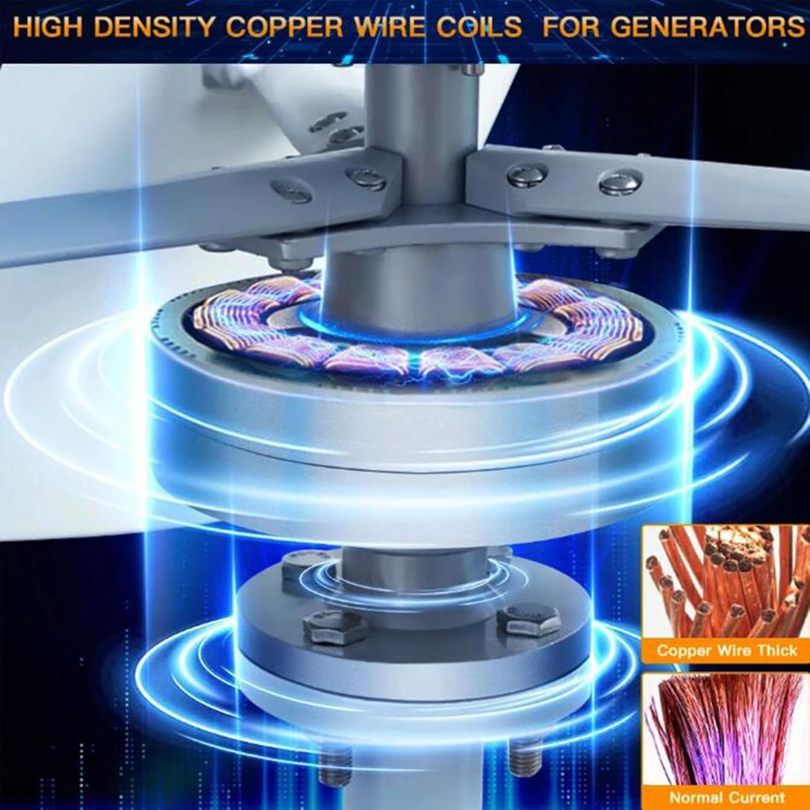 12000W Haushalt Magnetische Levitation Windkraftanlage, kein Lärm Home 12V-220V Vertikaler Windkraftanlage mit Controller für Marine, Wohnmobile, Haus, Gartenbeleuchtung
