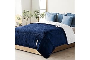 Super Soft Heated Electric Blanket, Full-Size