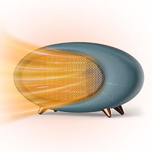 Space Heater 600W Small Desk Heater for Indoor Use Fast Safety Personal Desktop Heaters for Bedroom Table Home
