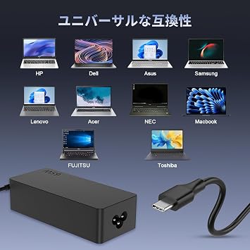 65W 45W Lenovo ac Adapter, Lenovo Compatible Type-c Charger Laptop USB-C Power Adapter