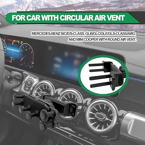 Miniatura 7 de FKRF Car Phone Holder Mount Compatible with Mercedes BenzABCES-Class, GLCGLEGLSGLBGLA-Class & Mini Cooper, Mercedes Benz Accessories Interior