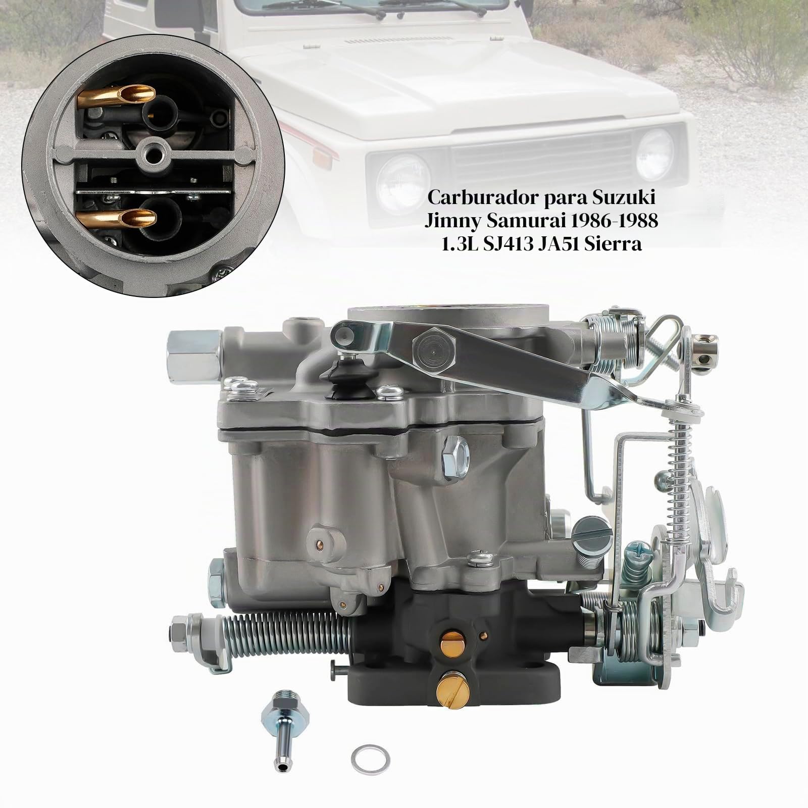 Carb Carby Carburetor Fit para Suzuki Jimny Samurai 1986-1988 1.3L SJ413 JA51 Sierra