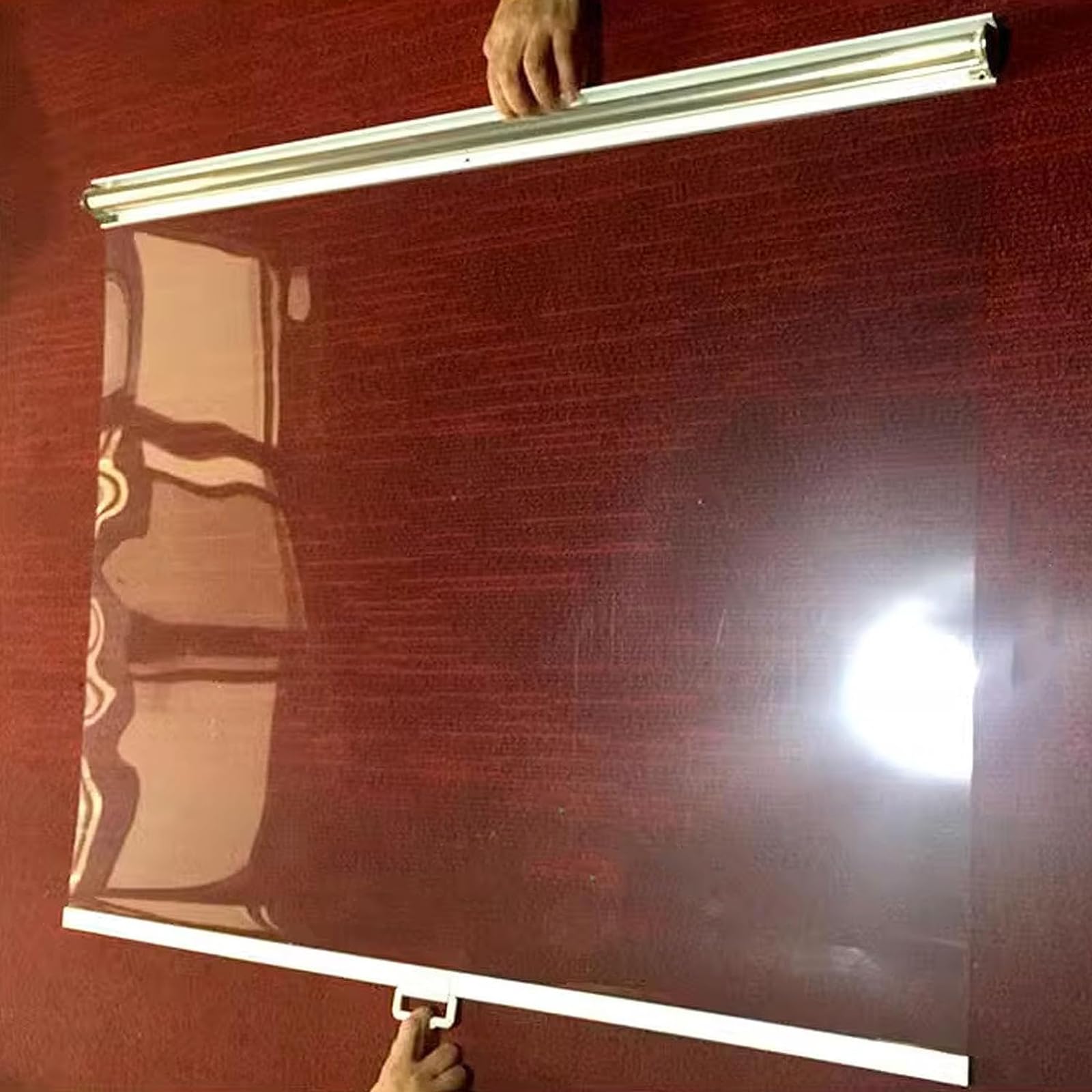Tenda a Rullo Trasparente,Commestibile Pet Tenda Avvolgibile Telescopico,Antipolvere Mantieni Fresco,per Frigorifero del Supermercato Armadi Alimenti Cotti,Larghezza x Altezza (90x100cm)