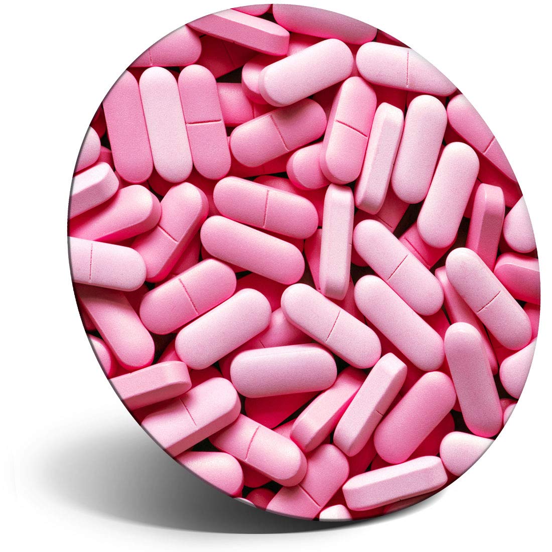 Destination Vinyl Ltd Pink Magnet For Refrigerator, Fridge - Pills Doctor Nurse Pharmacist For Office, Cabinet And Whiteboard, Magnetic Stickers, 14588