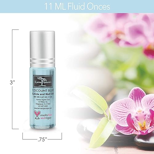 Miniatura 5 de Karma Organic Aceite de cutícula de coco - Tratamiento enriquecido con vitamina E para la humedad y la suavidad - Manicura cuidado de uñas y piel