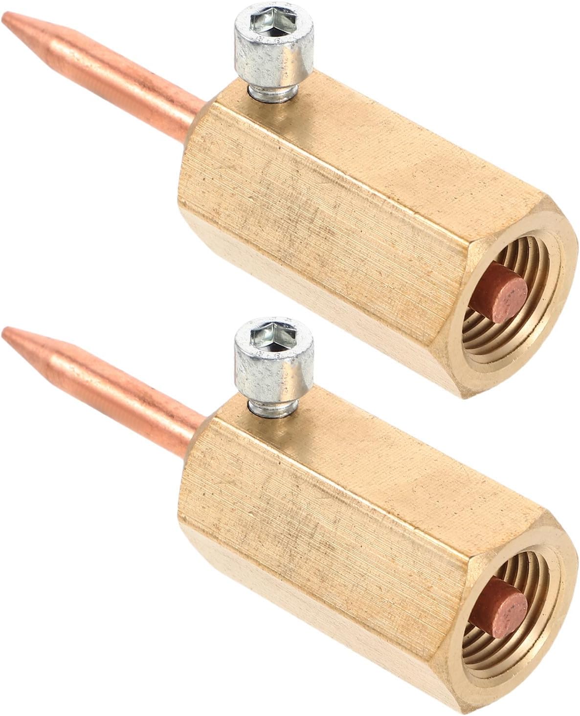 SEWACC 2pcs Auto Body Repair Welding Tip Alloy Hammer Needle | Precision Restoration Quick Repair Low Temperature Operation Efficiency