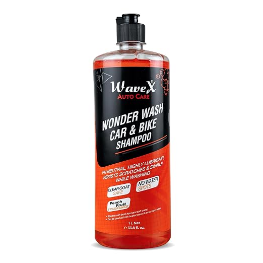 Wavex Wonder Wash Car Shampoo (1L) | Luxurious Car Wash Shampoo