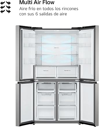 LG GMM41MSBEM – American Combi Fridge, Total No Frost, 474 L [Energy Class E]