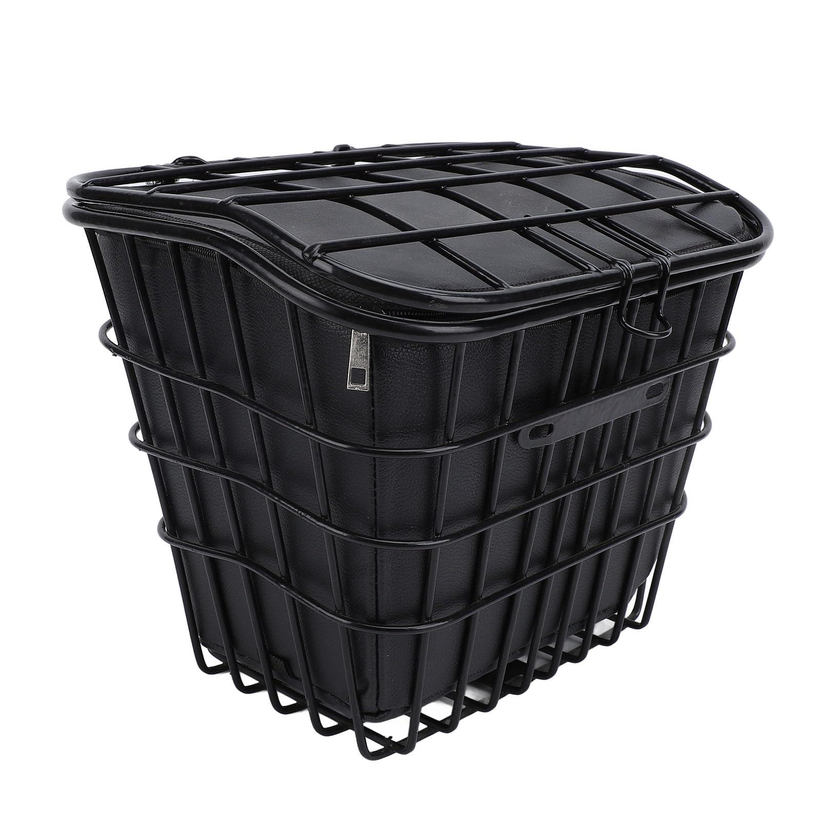 Cesta de Metal para Bicicleta, Bolsa con Forro Negro Resistente Al Agua para Patinete Eléctrico(Cajas de papel kraft entregadas)