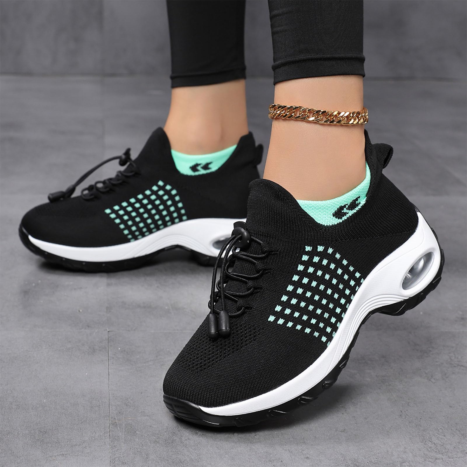 Générique Chaussure Femme Confortable Chaussures d'automne pour Femmes Chaussures De Course pour Femmes Légères De Marche Respirantes Sports_Baskets Femme_Baskets Marche Running Légère Pieds