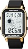 SKMEI Digital Watch Men, Mens Ultra-Thin Digital Sports Watch LED Screen Military Waterproof Wrist Watches for Men Casual Stopwatch Alarm Countdown Army Watch