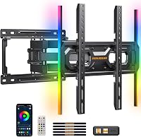 Perlegear PGMF20 TV fali tartó LED világítással 26-65 colos tévéhez, 45 kg terhelhetőség 8